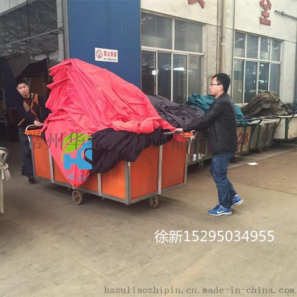 杭州印染推布车厂家 宁波酒店布草车 带轮手推车直销